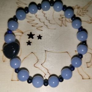 Angelite, Lapis & Blue Sandstone